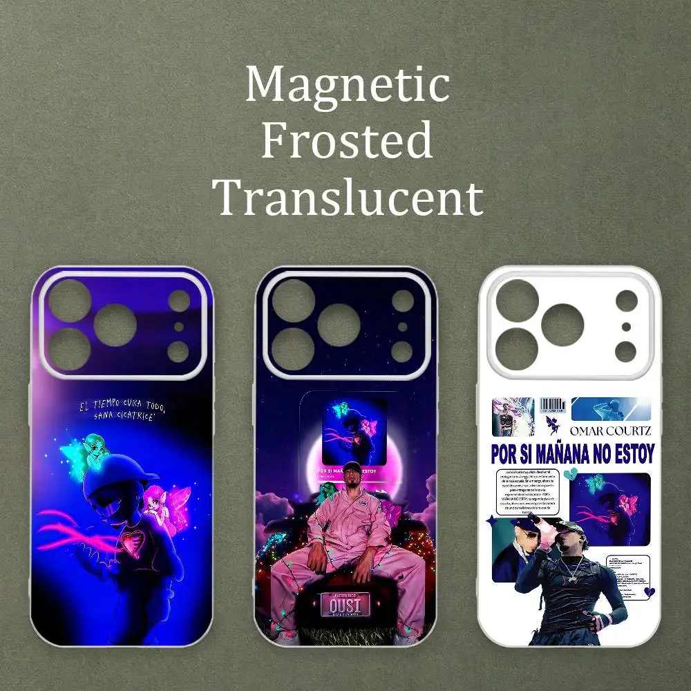 O-Omar C-Courtz Por Si Manana No Estoy Magnetic Matte Semi Clear Soft Case For MagSafe Shell iPhone 11 15 17 16 12 14 13 Pro Max