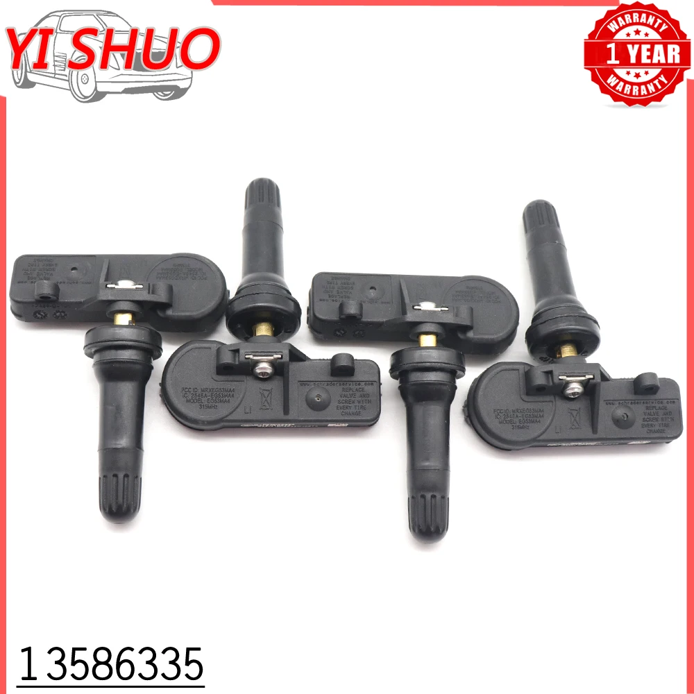Car 13586335 TPMS Tire Pressure Sensor Monitoring System For Chevrolet Tahoe Traverse GMC Acadia 2007-2017 315Mhz 13516164