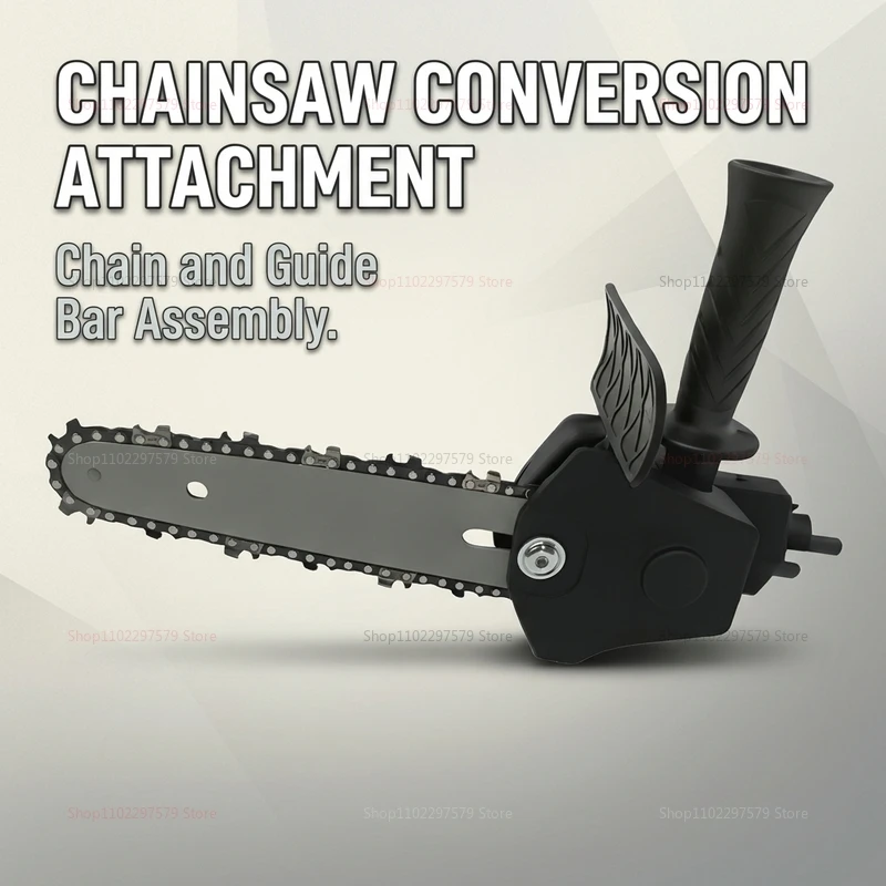 4/6 Inch Electric Drill to Chain Saw Adapter Portable Wood Plastic Metal Cutting Tool for Trimming and Woodworking Projects