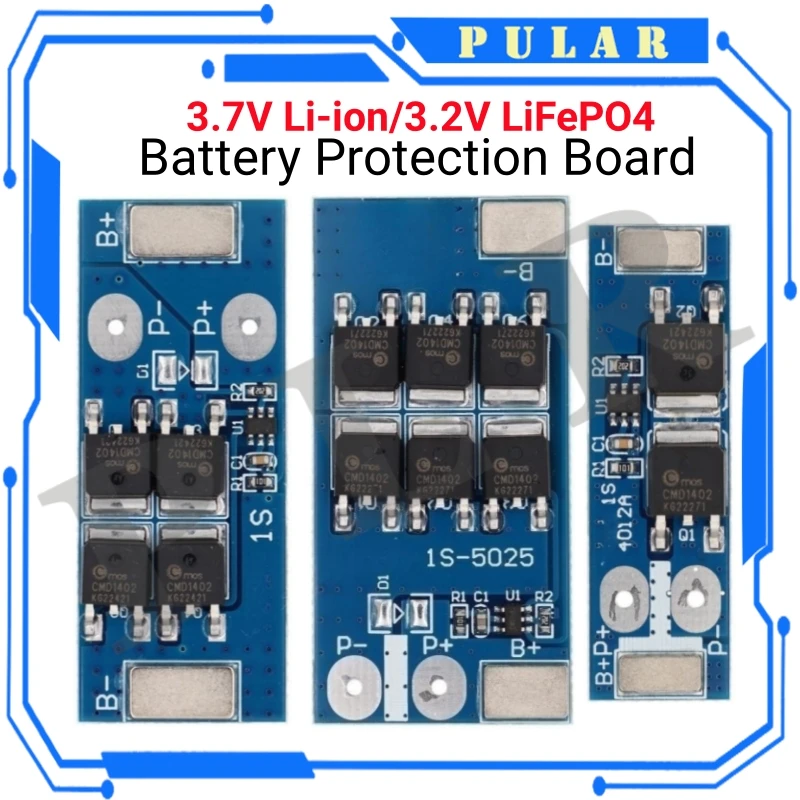 BMS 1S 12A 16A 24A 3.7V LiFePO4 Lithium Battery Protection Board 18650 4.2V Napięcie ładowania / zapobieganie zwarciom / przeładowaniom