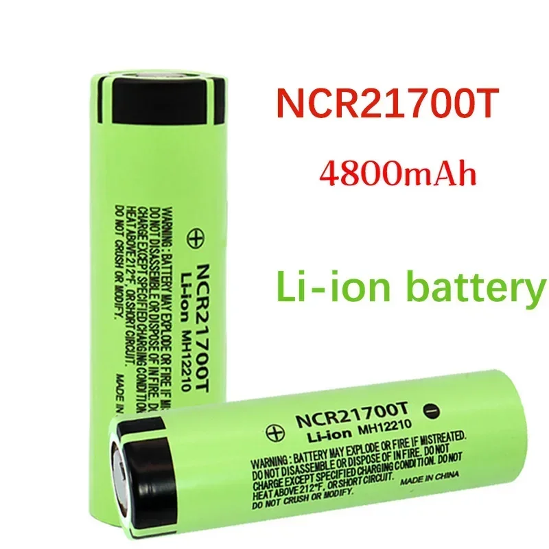 

Free shipping Original NCR 21700T 3.7V 4800mAh High capacity flashlight Electric screwdriver Rechargeable lithium battery