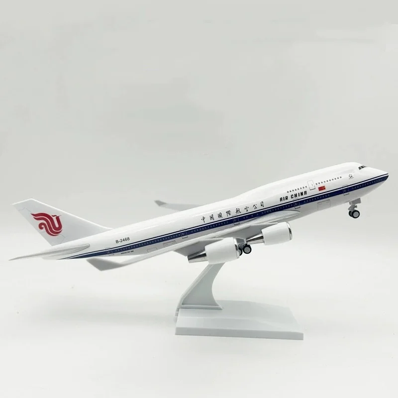 ダイキャスト 1/250スケール 30CM 飛行機模型 スタンド付き B747 エアチャイナ航空 飛行機模型 おもちゃ 展示用 航空愛好家向け
