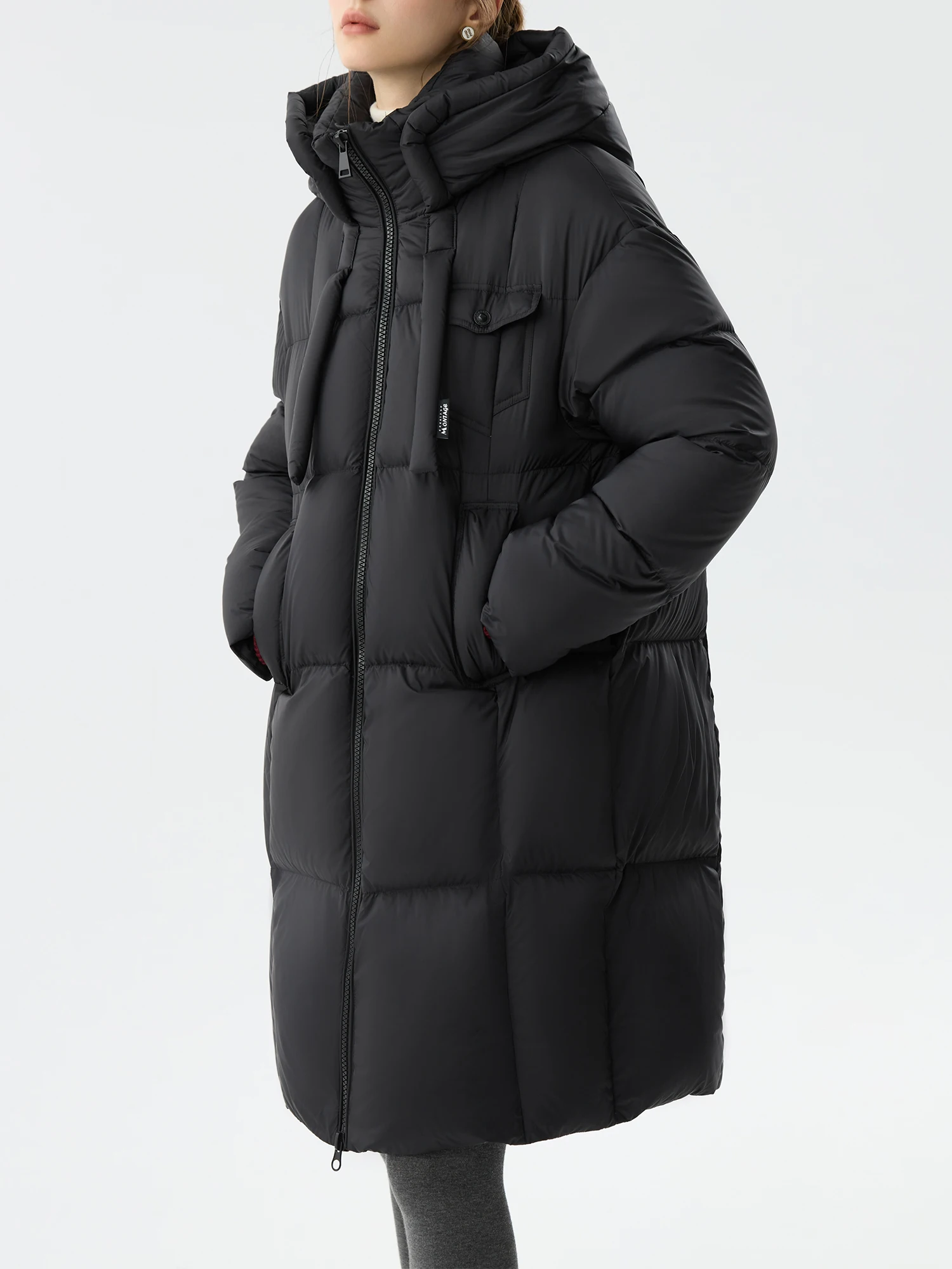 Fsle 190.7g quantidade de enchimento casaco para mulher 2025 inverno grosso quente meados de comprimento curto casaco de duas cores