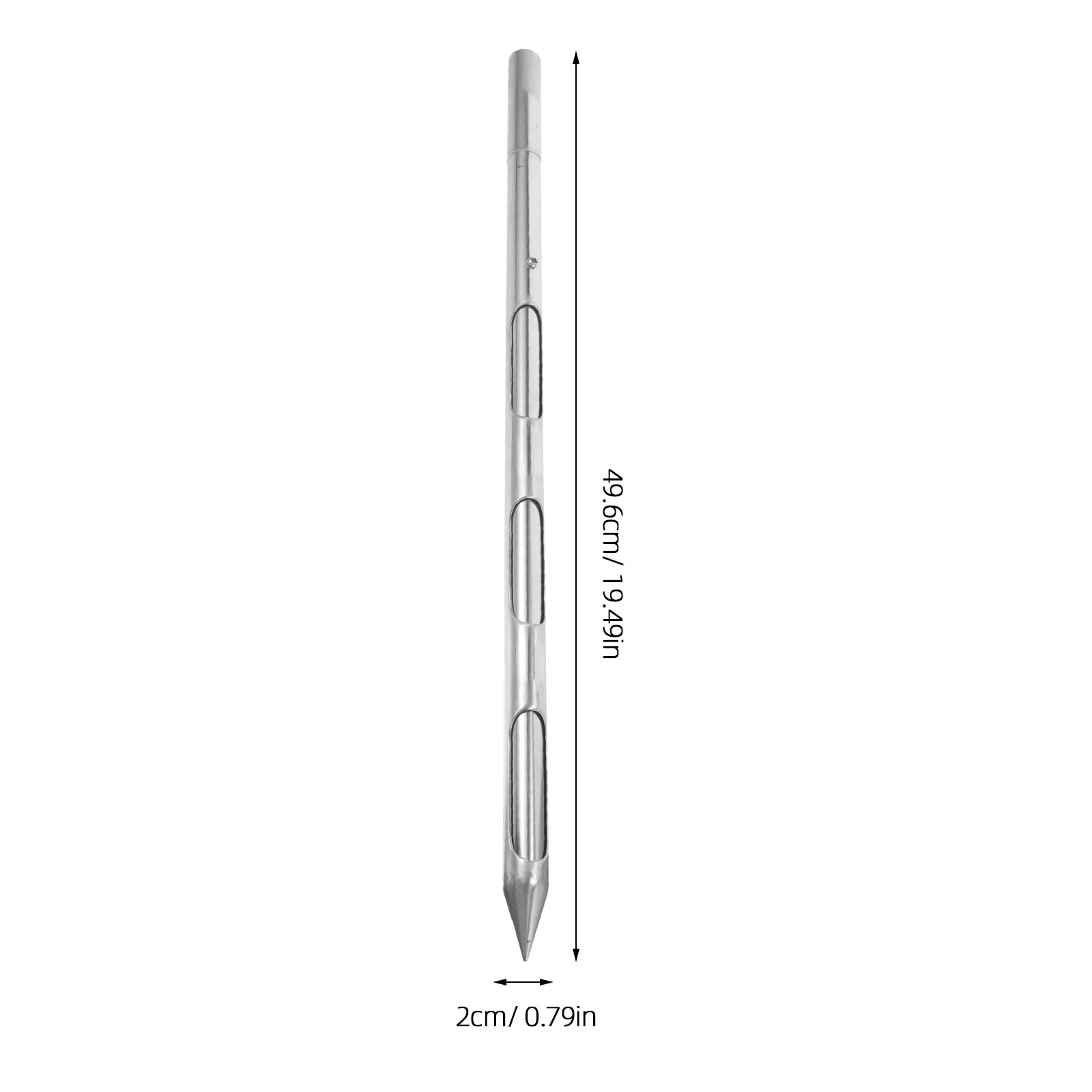 Stainless Steel Grain Sampler Ergonomic Handle for Wheat Corn Rice Soybean Cement Powder Particles Sampling Tool