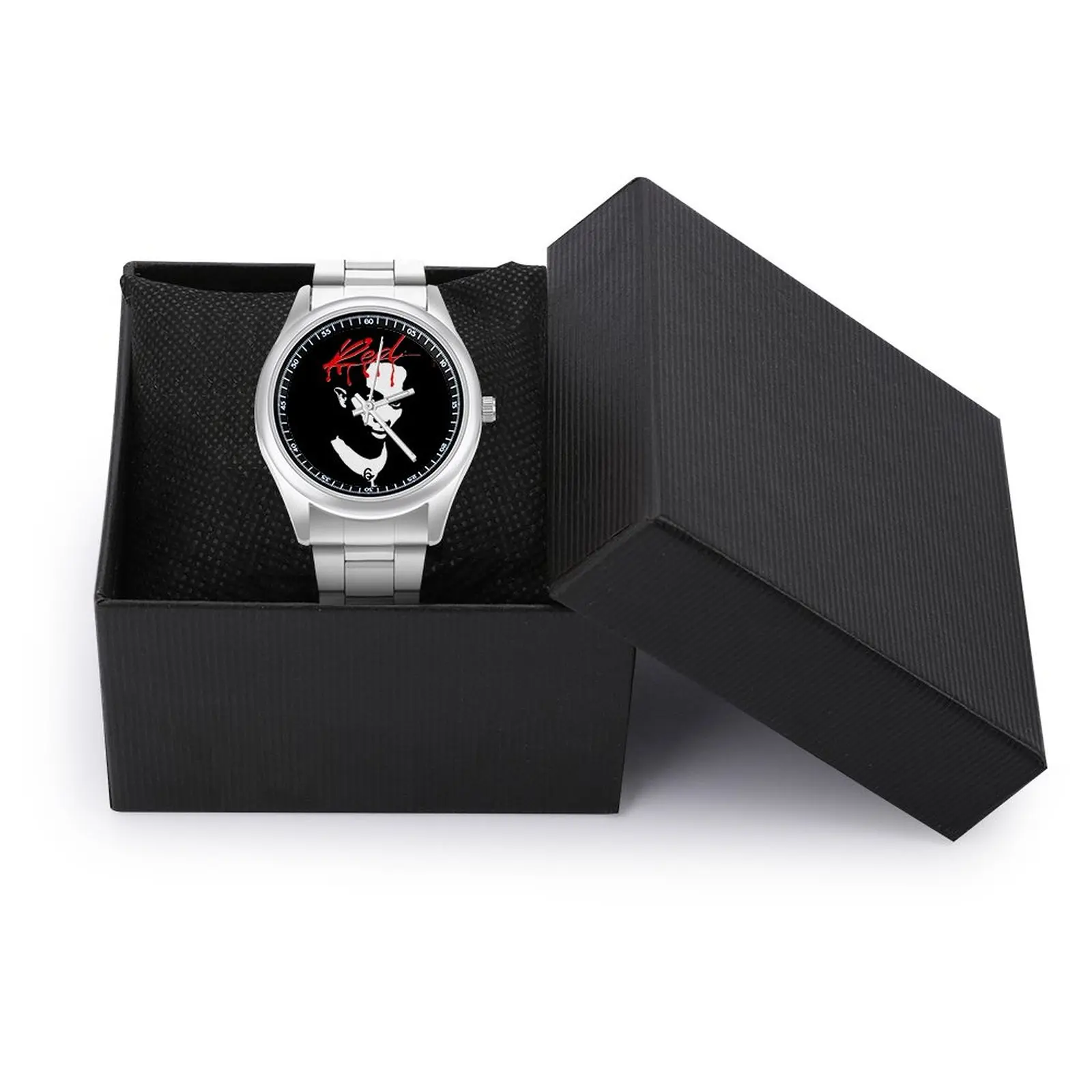 Whole Lotta Red Carti Quartz Watch Playboi Carti Travel Exclusive Wrist Watch Steel Photo Good Quality Female Wristwatch