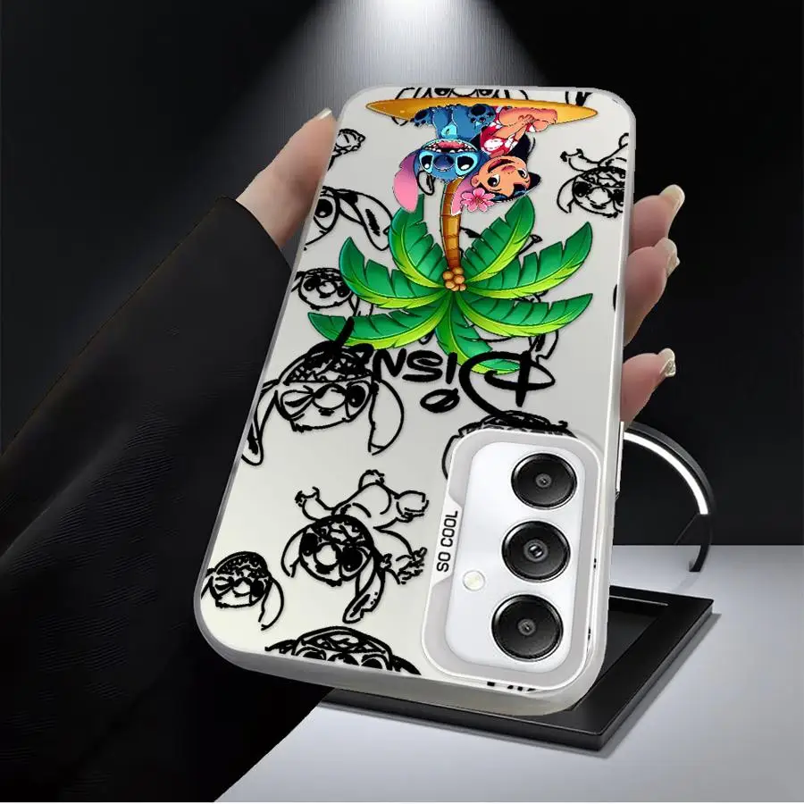 ディズニースティッチケース Samsung Galaxy A51 A56 A53 A73 A71 A72 A52 A54 A26 A36 A35 A55 ソフトシェル用