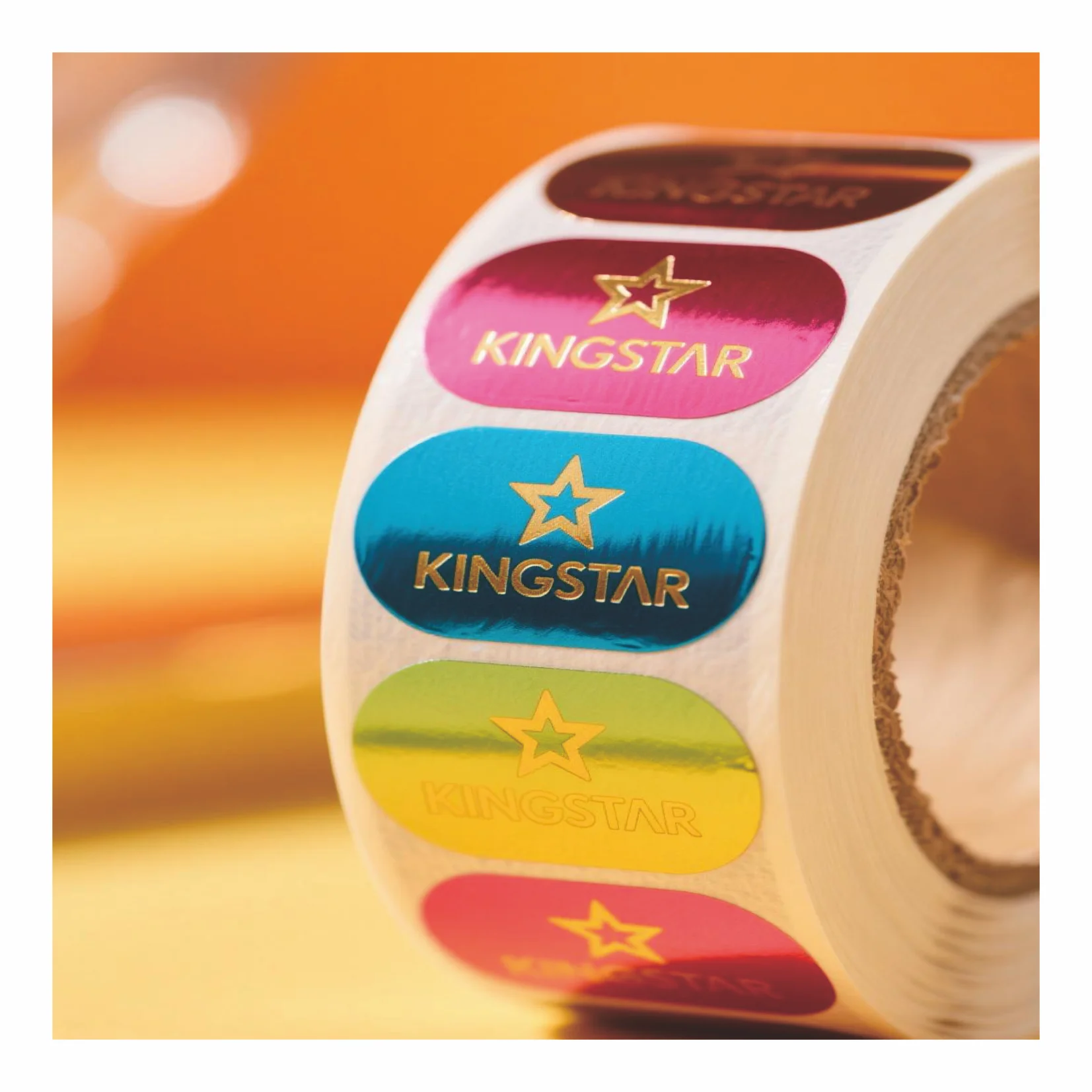 

Combination Of Gold Foil And Spot Color For A Multi-Dimensional Look