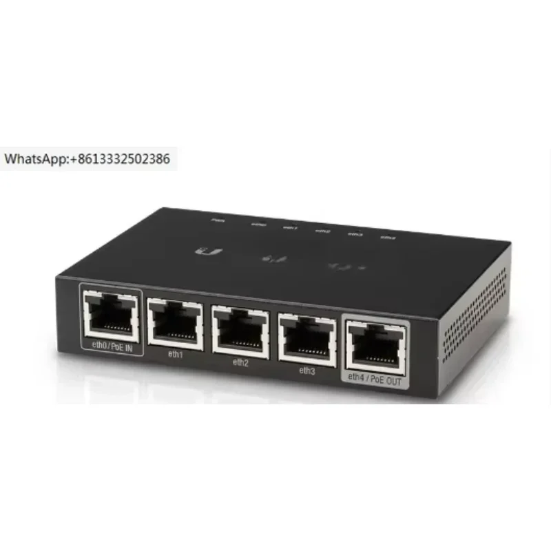 

Home Office Mini 5-Port Weak Current Box Router Fiber Optic Broadband Access PoE Power Supply Gigabit Wired Router