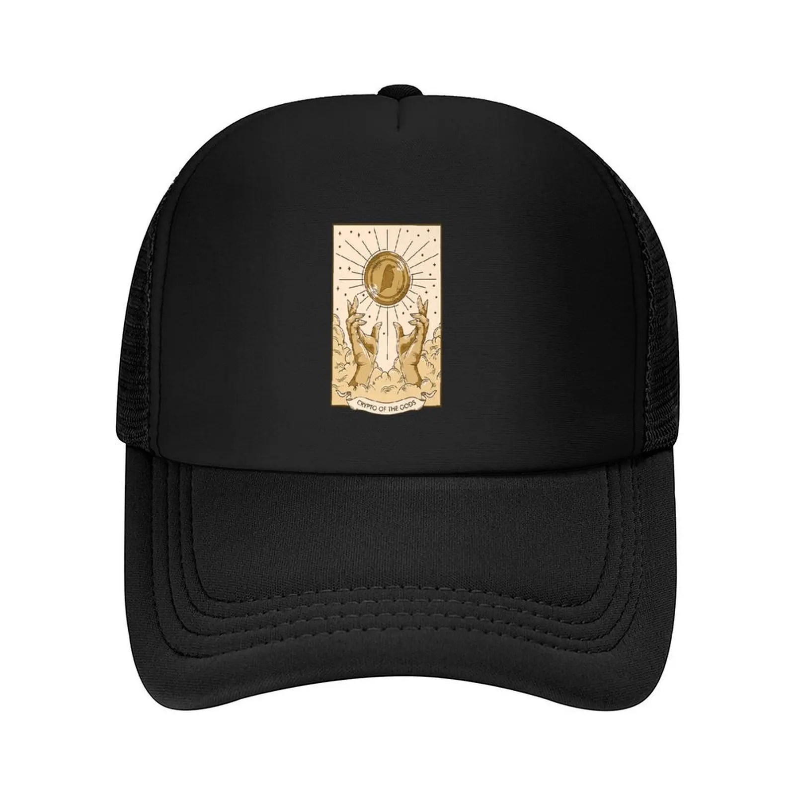 

Ravencoin Crypto of the Gods T-Shirt Baseball Cap Ball Cap Military Tactical Cap Beach Bag Beach Outing Girl'S Hats Men's