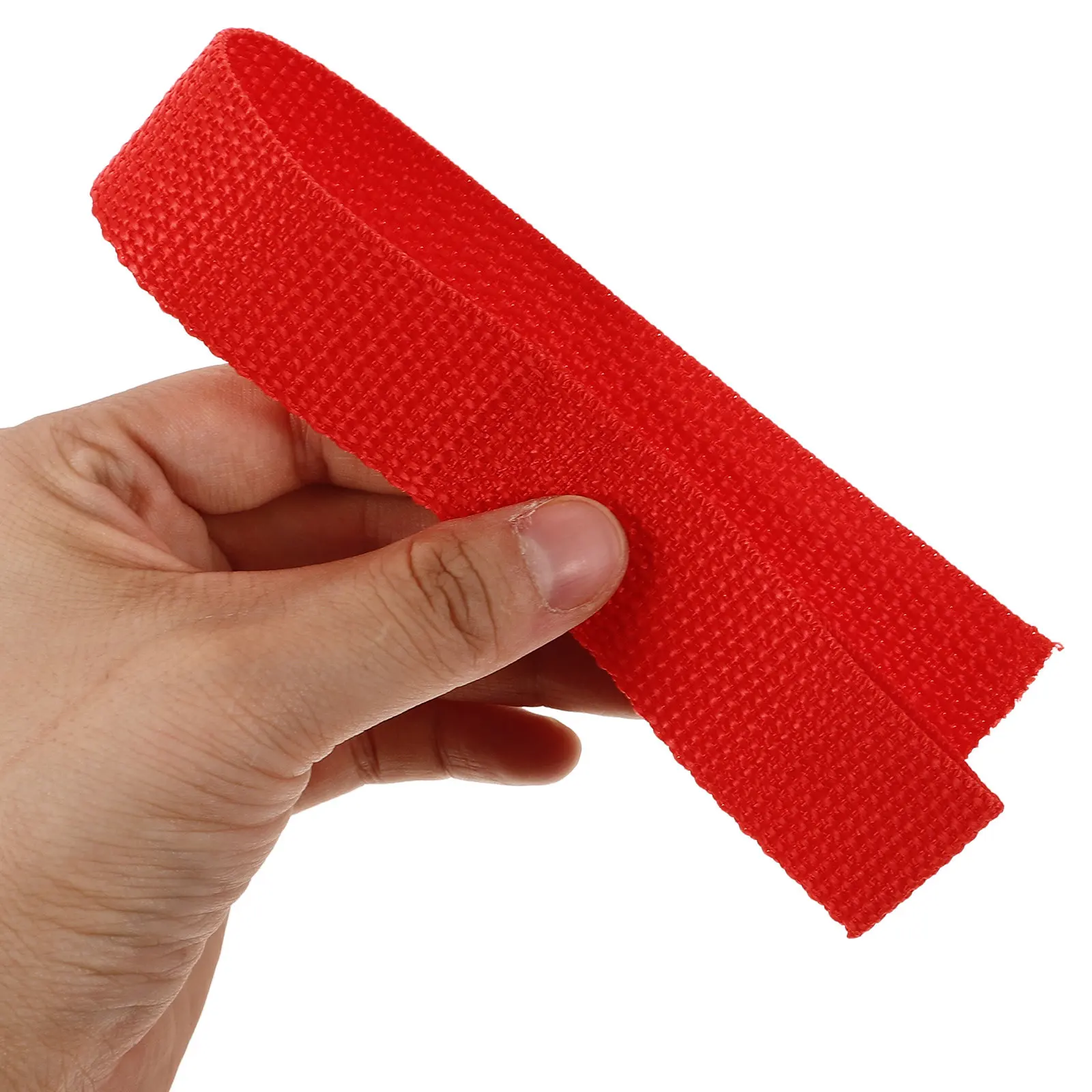

16Pcs Red Polyester Tow Belt for Off-Road Recovery Winch Rope Protector Sleeve Fast Installation Heavy Duty Towing Strap Racing