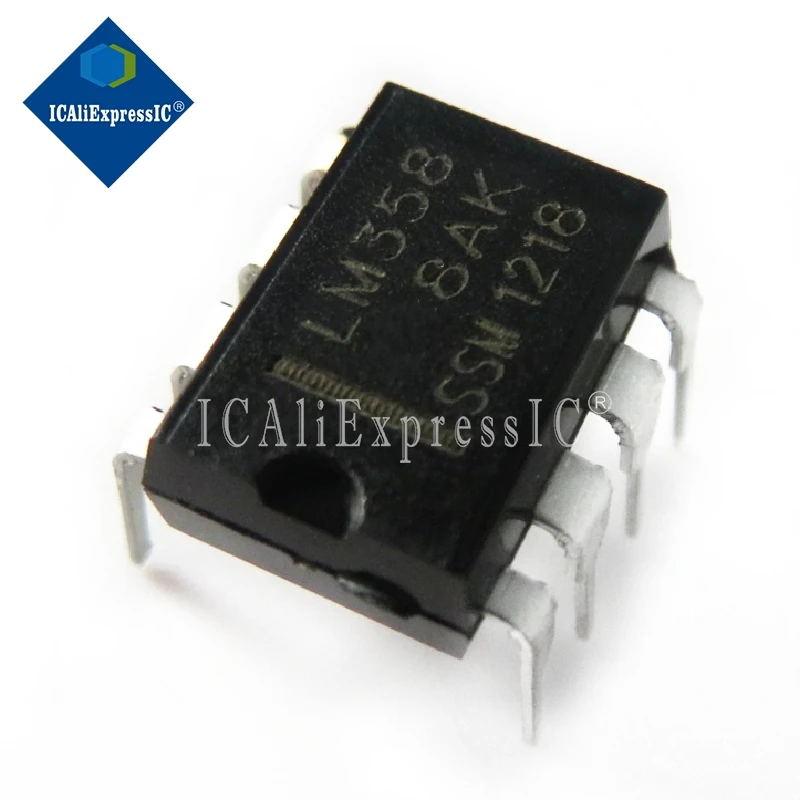 10pcs/lot LM358P DIP8 LM358 DIP LM358N = TS358CD TS358 KIA358P KIA358 BA10358 AS358P-E1 new and original IC In Stock