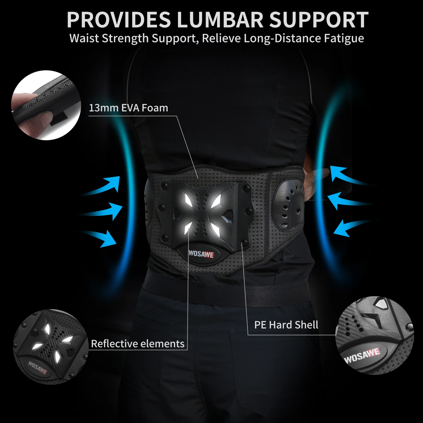 حزام دعم الخصر للدراجات الناري - مراجعة Motorcycle Kidney Belt Riding وسعره