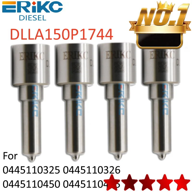 

0445110325 0445110326 0445110450 0445110425 Diesel Injector Common Rail Nozzle DLLA150P1744 OEM 0433172067