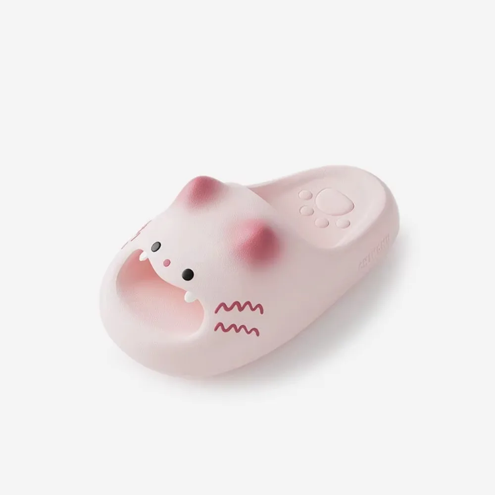 Kawaii EVA Cat paw Slippers Indoor Outdoor Sandals Thick Bottom Anti Skid Shower Slides House Cute Novelty Couple Comfort Shoes view 3