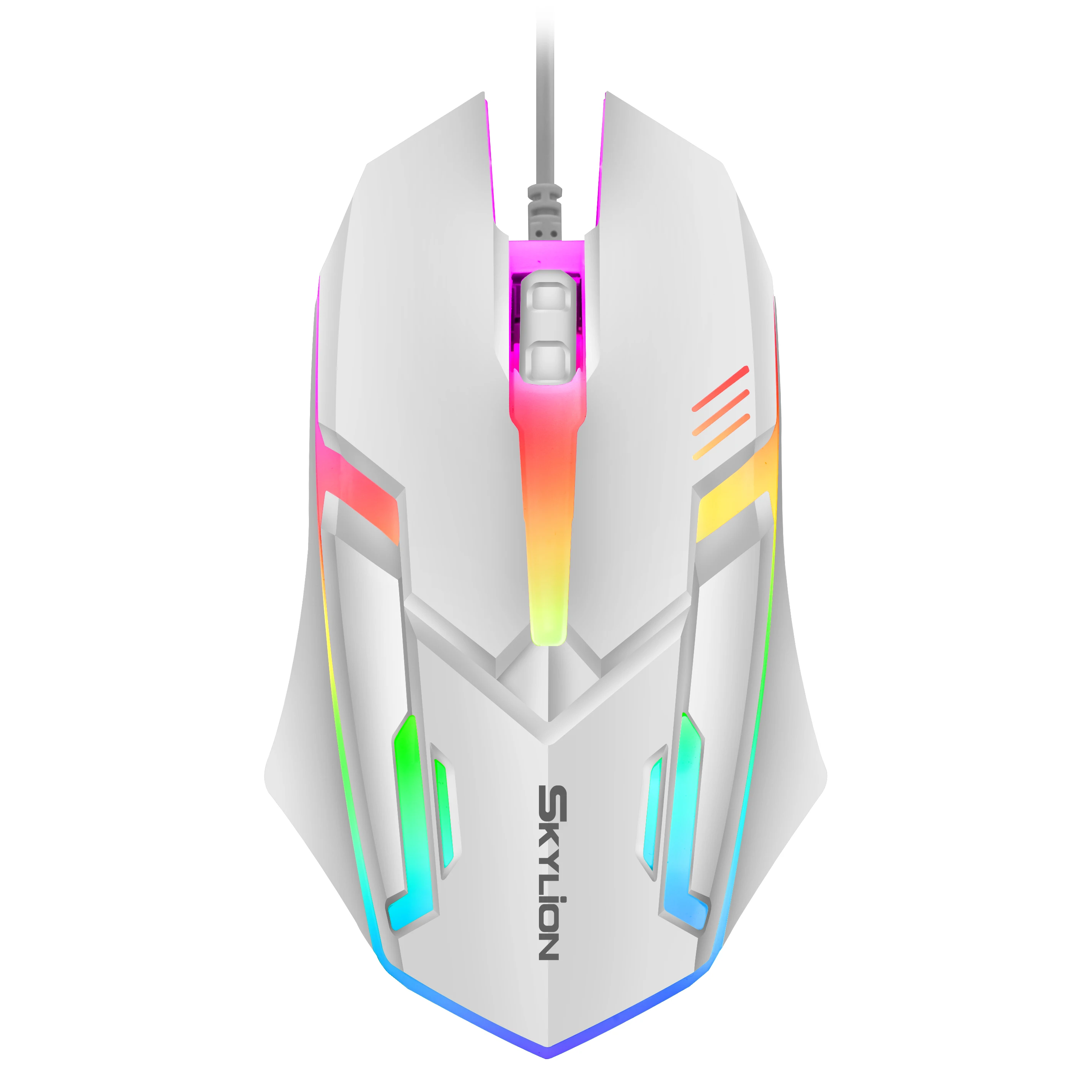 SKYLION F1 Filaire 3 Clés Souris Coloré Éclairage De Jeu et Bureau Pour Microsoft Windows et Apple IOS Système