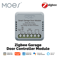 MOES Tuya Zigbee Garage Door Controller Module Smart Home Real-time Notifcation App Remote Control Works With Alexa Google
