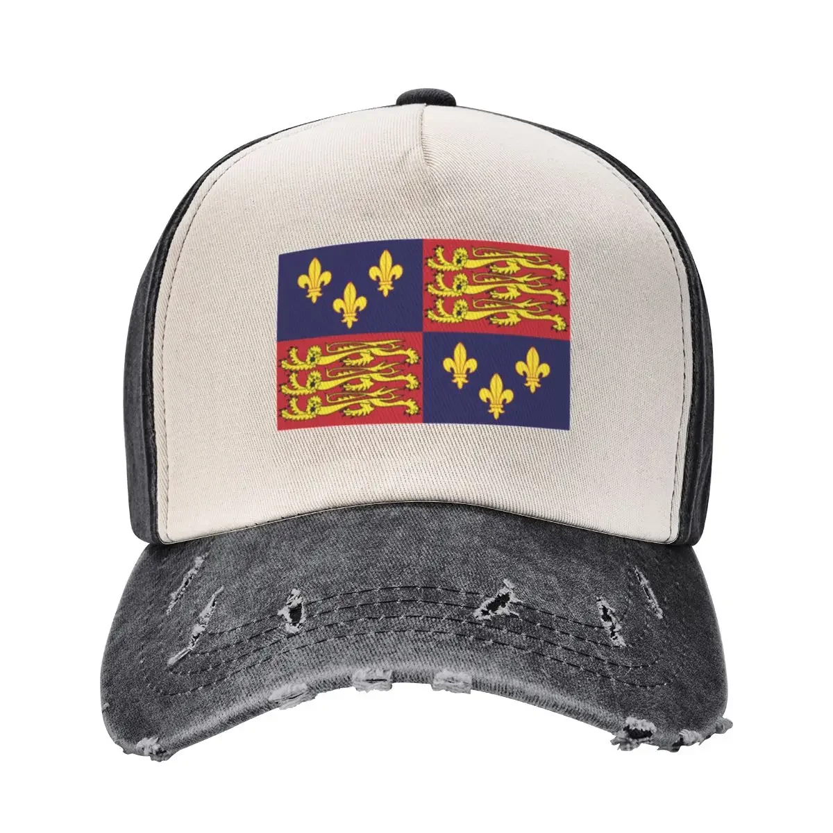 

Royal Standard of England / Medieval Flag / 1406-1603 Baseball Cap hard hat Funny hats Snap Back Hat Men's Hats Women's