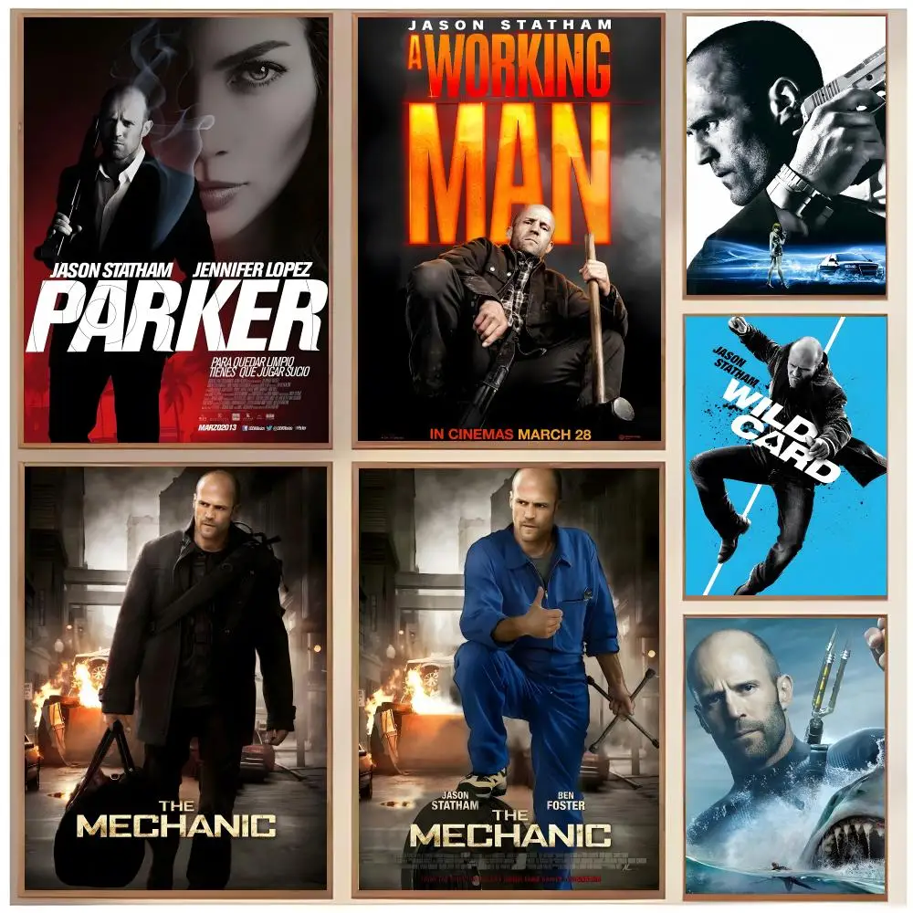 Movie Star J-Jason Statham Poster  Classic Home Interior Design & Modern Wall Decor Art Collection