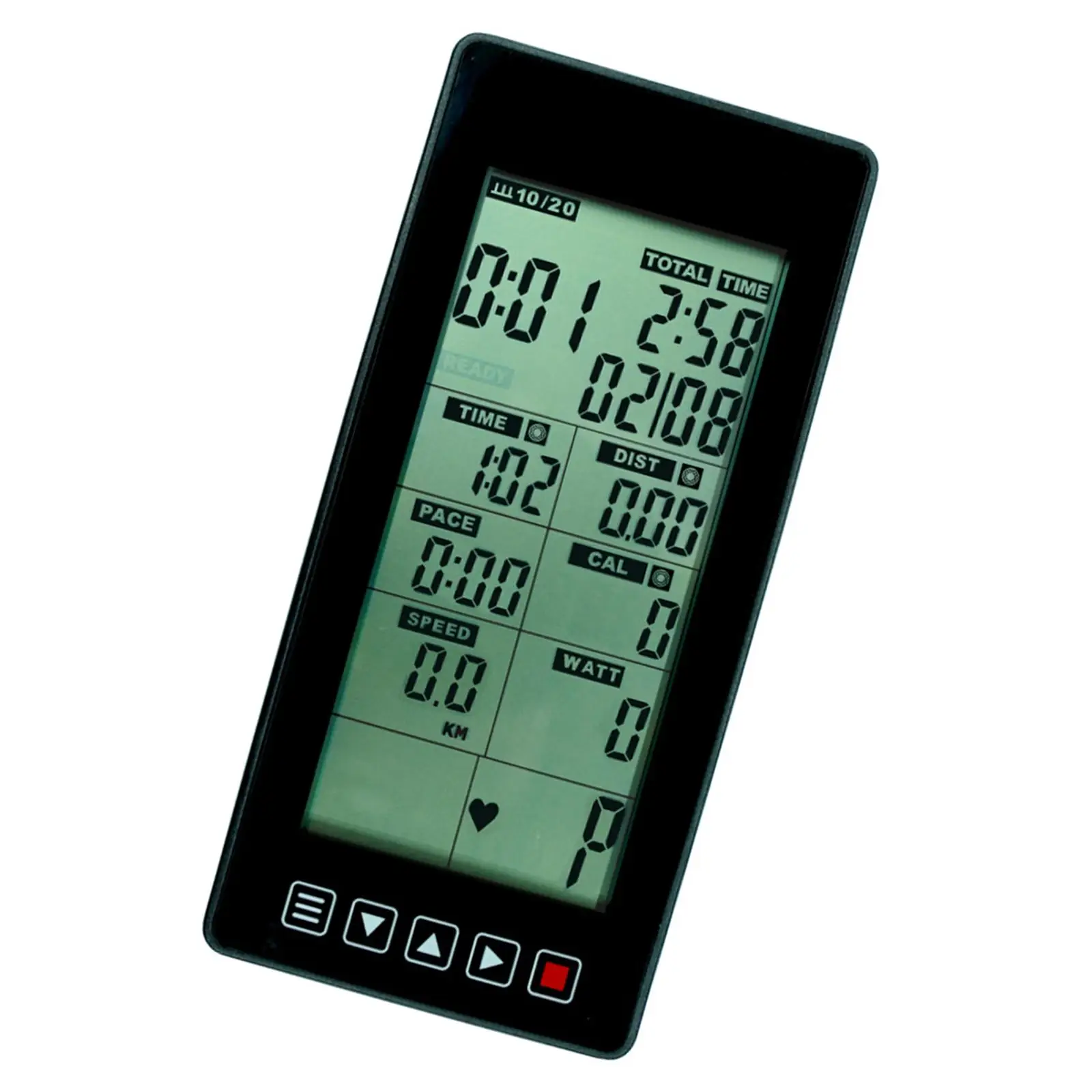 Cycling Computer Multifunction Measurement Easy Install Compatible Sturdy Professional for Cycling Waist Shaping Machine