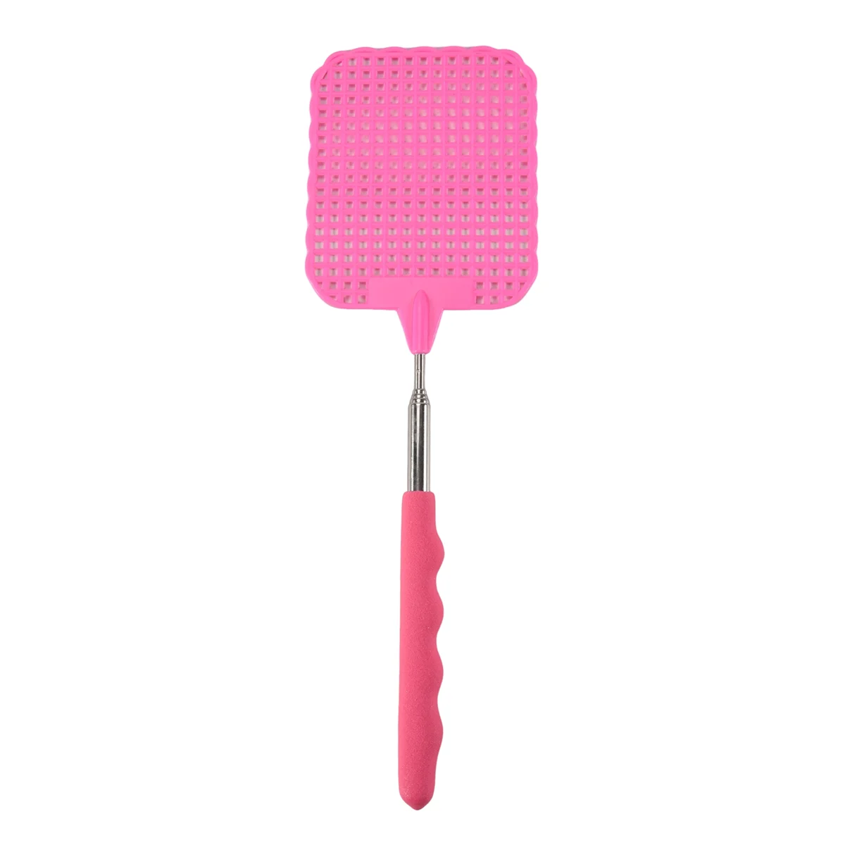 M04K Flyswatter 플라이 태퍼 모기 곤충 파리채 최대 73cm 핑크색