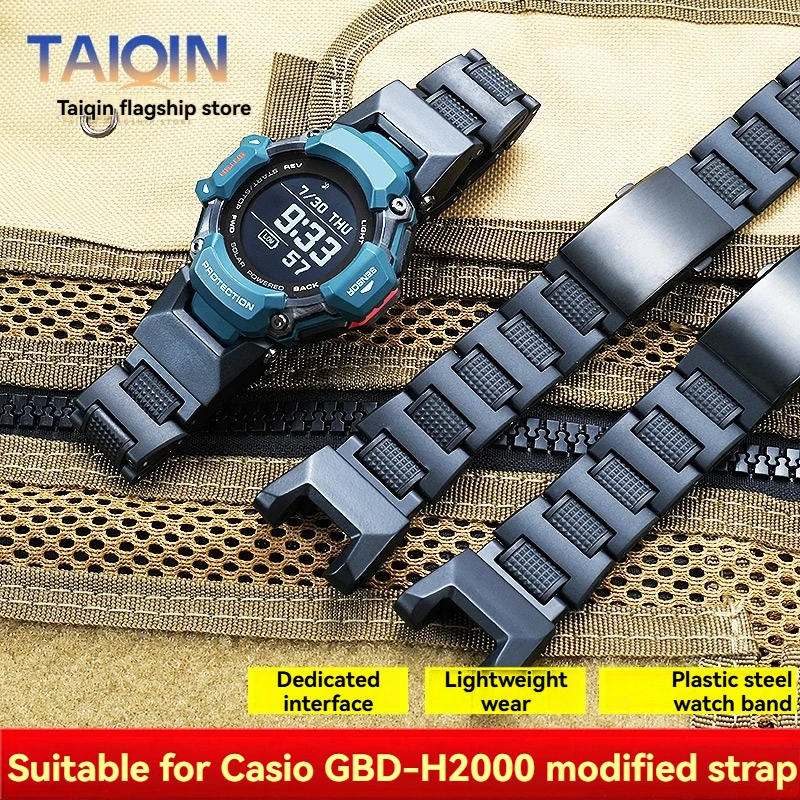GBD H2000 Lightweight watch strap For Casio G-SHOCK 3515 GBD-H2000 GBD-H2000-1A/1B/1A9 Modified resin steel Strap Bracelet
