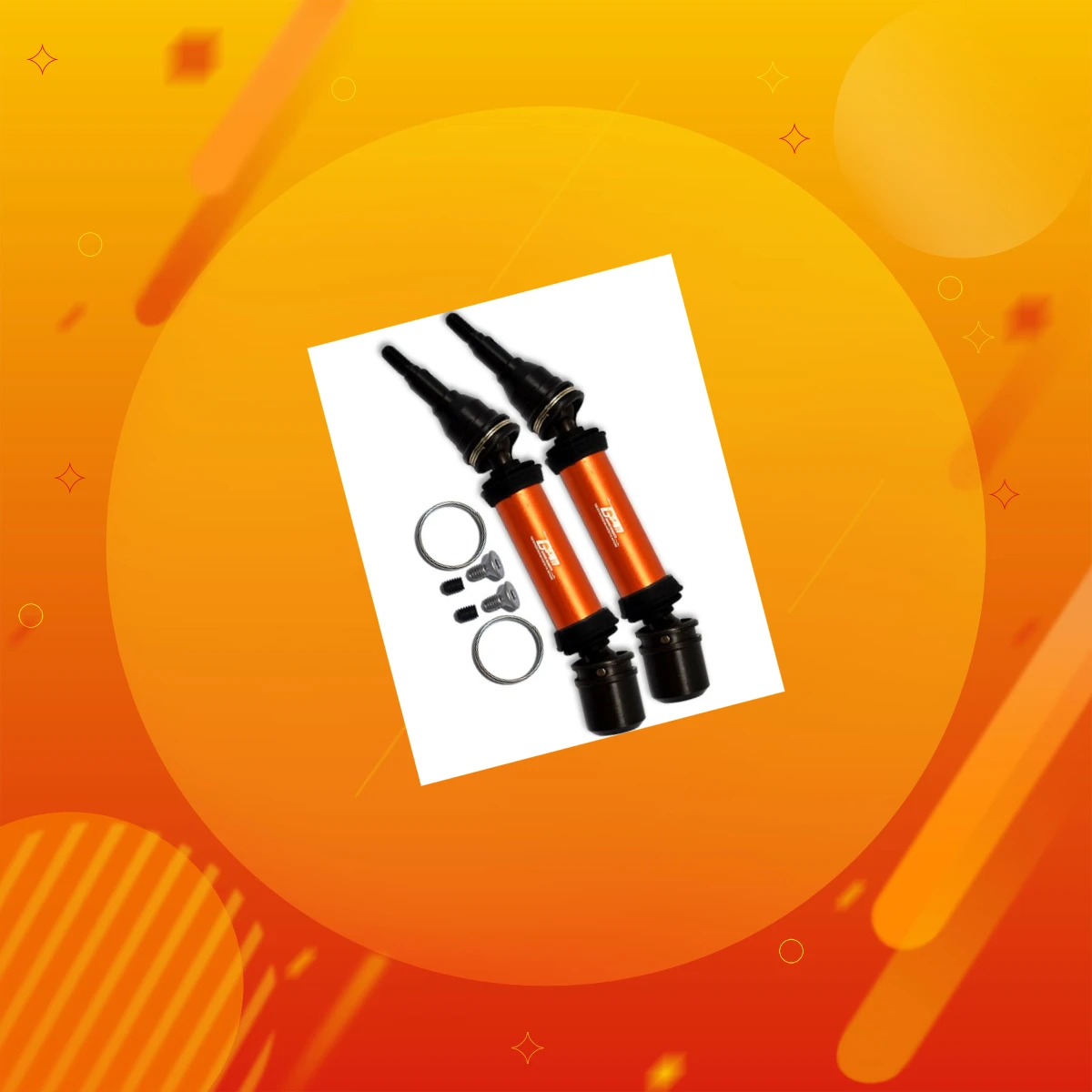 

Передний и задний приводной вал CVD из углеродистой стали GPM для ARRMA 1/8 Vendetta 4X4 3S Blx RTR ARA4315V3