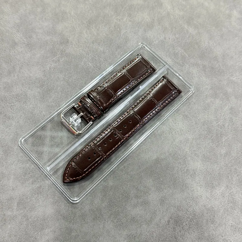 FUYIJIA زوجين مخصص لينة جلد البقر حزام 316L دبوس من الفولاذ المقاوم للصدأ مشبك الساعات 10 مللي متر ~ 24 مللي متر نمط التمساح المعصم الفرقة