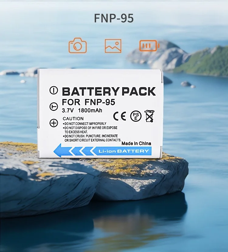 1800mAh FNP-95 بطارية قابلة للشحن لفوجي XF10 X100S X100T X70 X30 X-S1 F30 X100 طويلة الأمد الطاقة شحن سريع #5