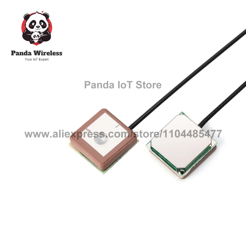 Beidou-antena GPS de cerámica de 12cm, 2 uds., activa integrada, 1575,42 Mhz, U.FL de alta ganancia para grabadora de conducción de coche de posición aérea UAV