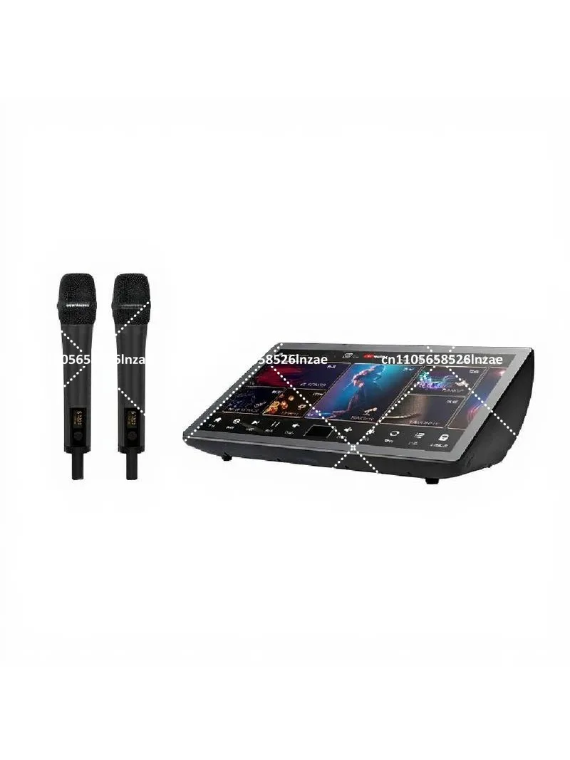 Portable Karaoke Music Player 15.6 Inch Screen, Home Theater KTV System for Party