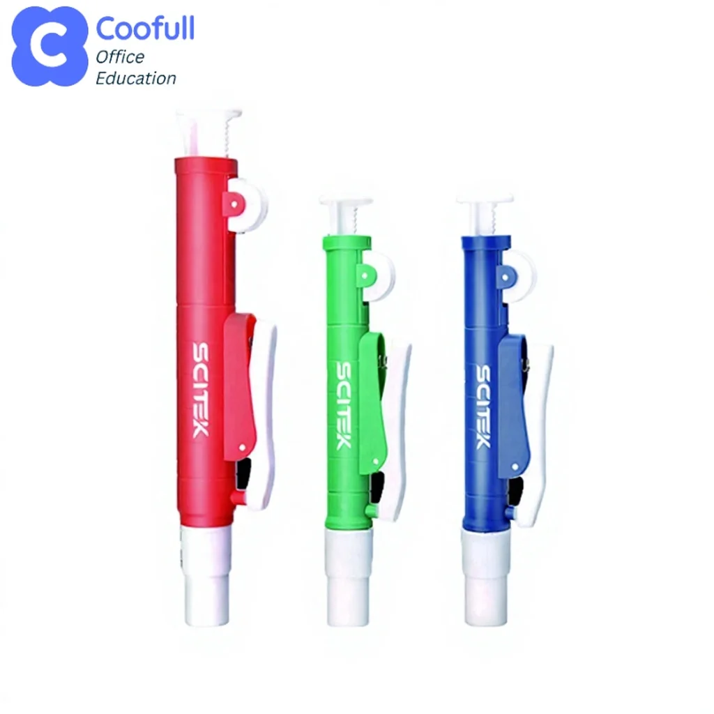 Pipette Pump Volume 2mL, 10mL and 25mL Resistant to Acids and Alkalis Pipettes for Hospital