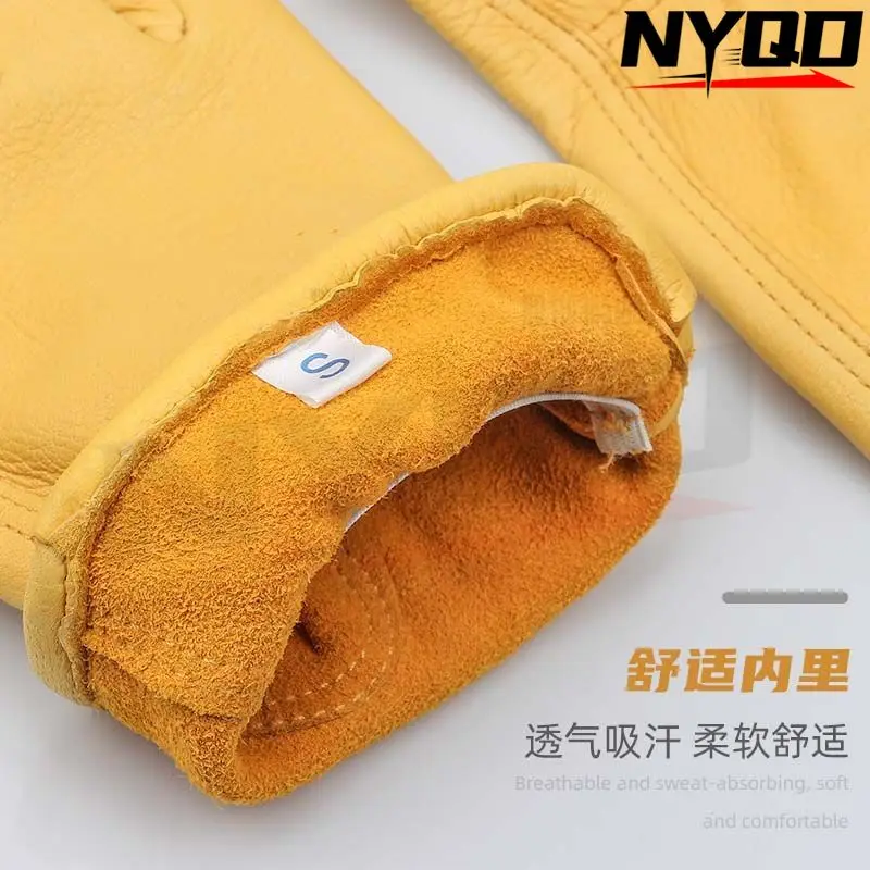 Riding deer skin glove driving protection sports batteries motorcycles gloves retro outdoor manufacturers wholesale