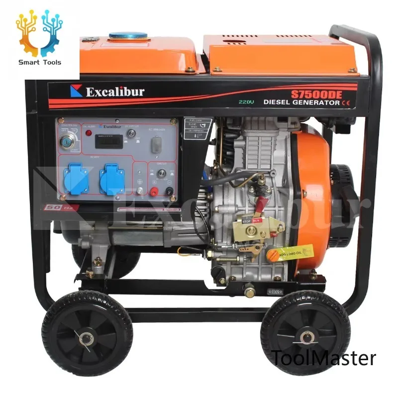 

[Hot Sale] Excalibur Superior Quality 4.5kw 5Kw 5.5Kva 220 230 380 400V Single Or Three Phase Open Type Generator For Hom