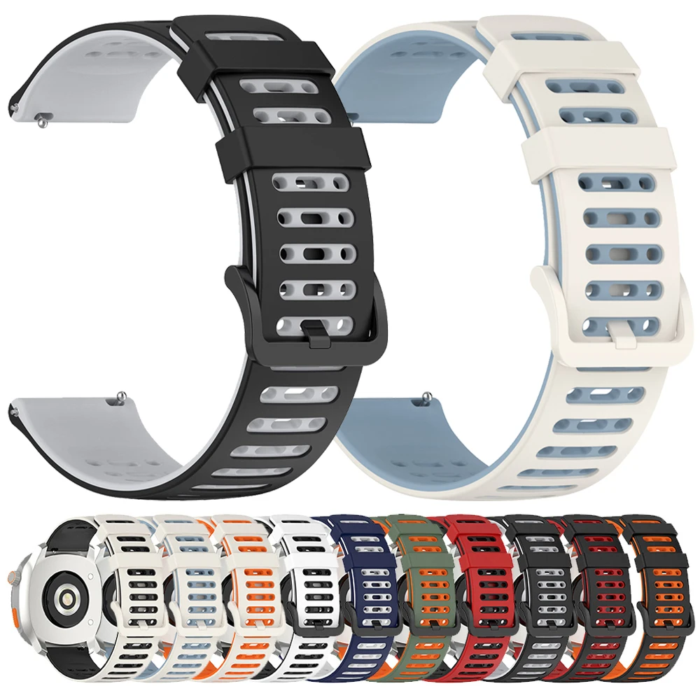 22mm Silicone Watch Strap for HAYLOU Watch 2 Pro (LS02 Pro) Wristband for Haylou Watch RS8/RS3/Solar Lite/GST LITE Bracelet Belt