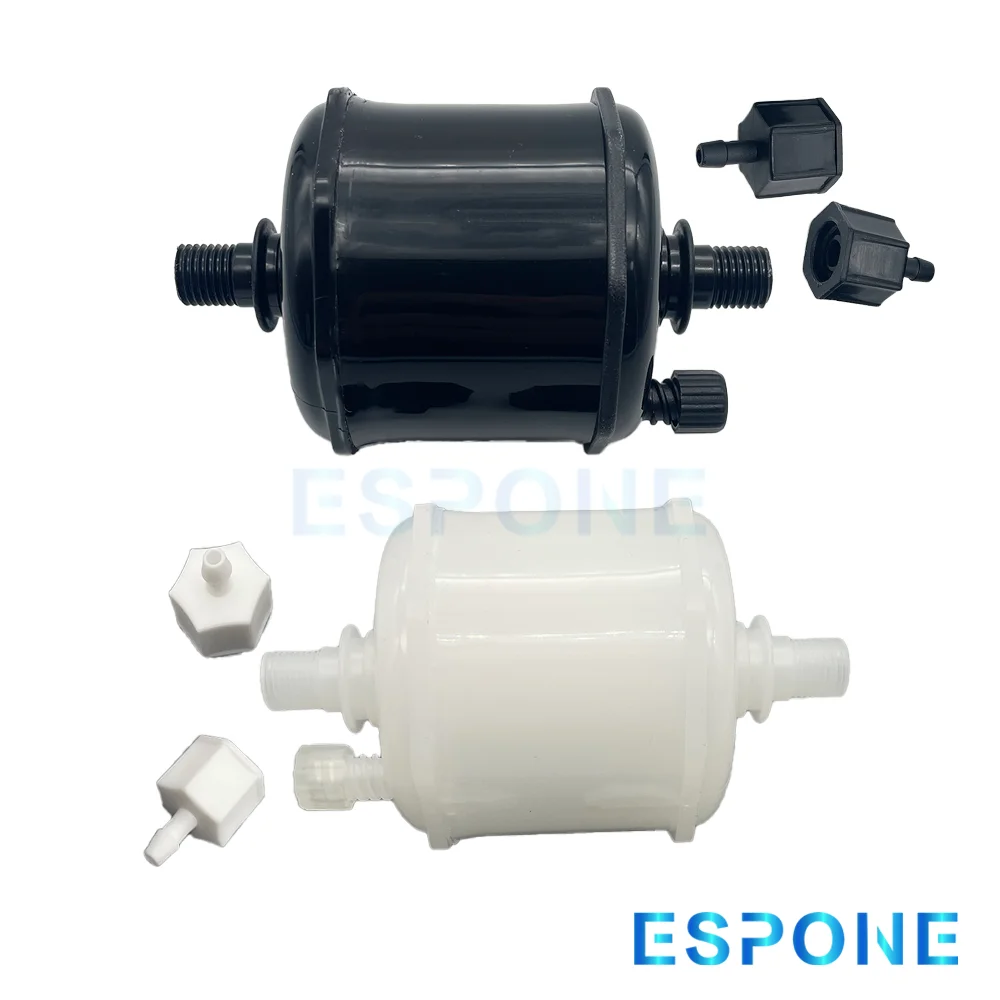 Filtro de Tinta Tipo Cápsula ESPONE 58×57mm para Impressora de Jato de Tinta UV Liyu Myjet Gongzheng Thunderjet Preto/Branco