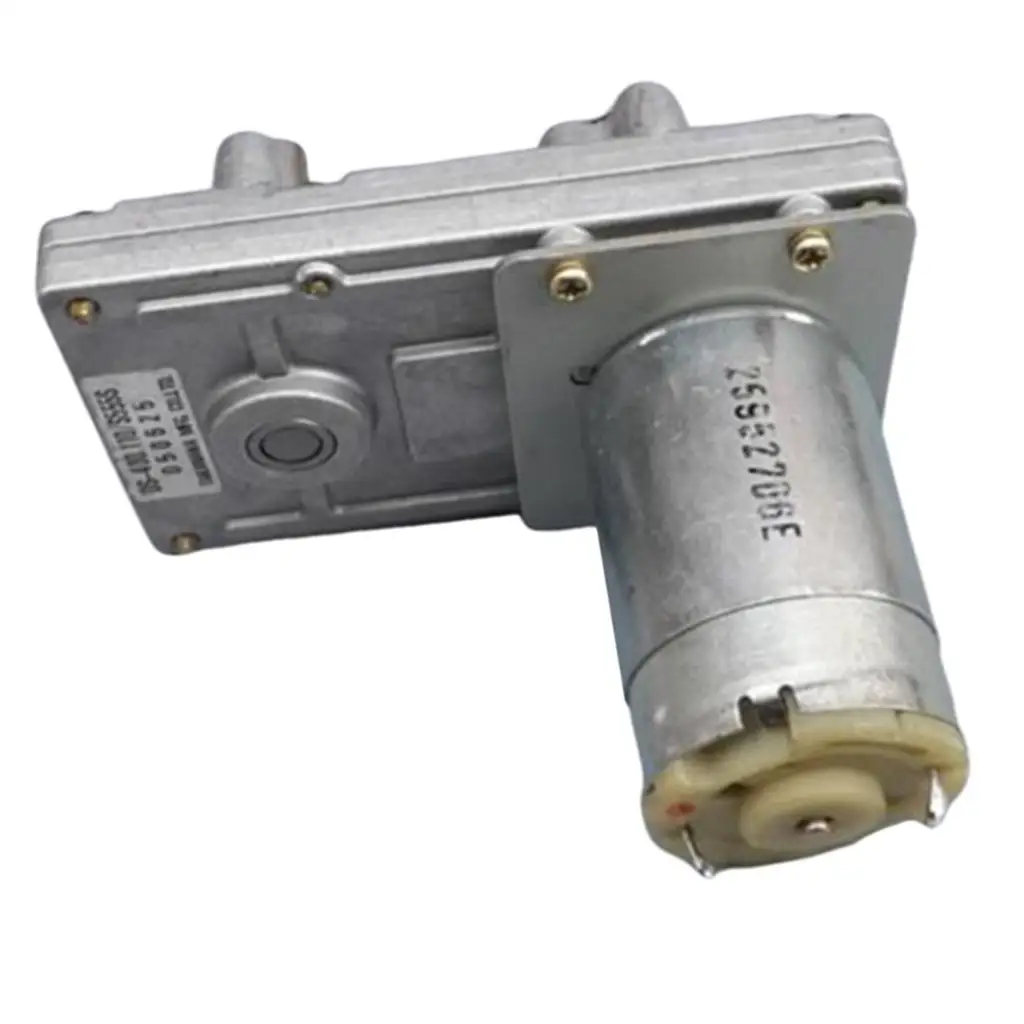 DC Gear Reduction Motor 12V 24V Turbine Worm High Torque Metal Electric Machine for Curtain Model Application view 6