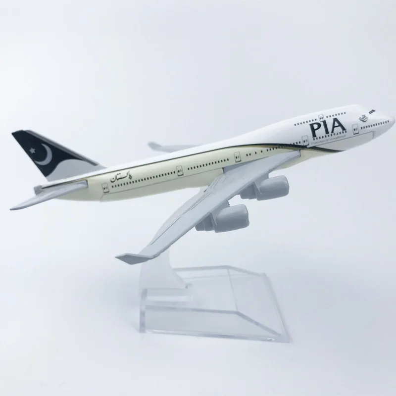 B747 Series 1/400 Scale Aircraft Model 16cm Miniature Plane Model 747 Alloy Airplane Collected Gift By Aviation Building Kits