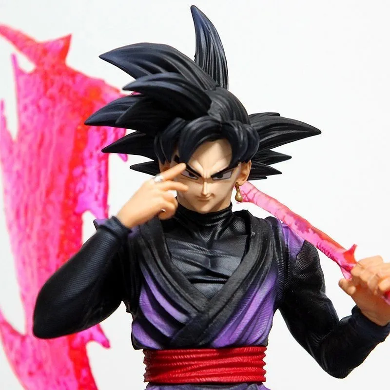 

37cm Dragon Ball Super Saiyan Rosé Goku Standing Figure Anime Model Statue Collection Desktop Decoration Ornament Toy Gift