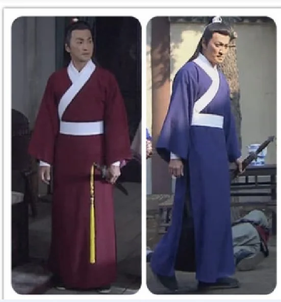 Disfraz de cosplay chino antiguo para hombres Xiaolong Wu Xia Guest ow Zhang Zhao Song Dynas Traje tradicional Ropa de escenario...