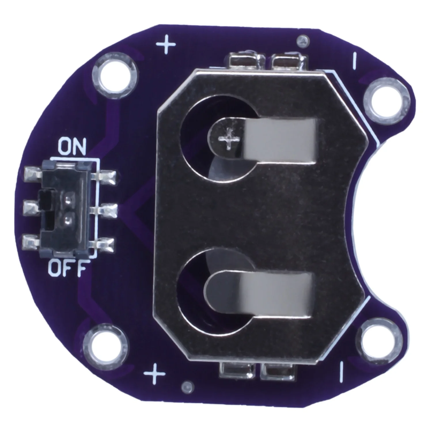 ที่ใส่แบตเตอรี่เซลล์แบบเหรียญ 2 X สําหรับ CR2032 - พร้อมสวิตช์ (2 ชิ้น)
