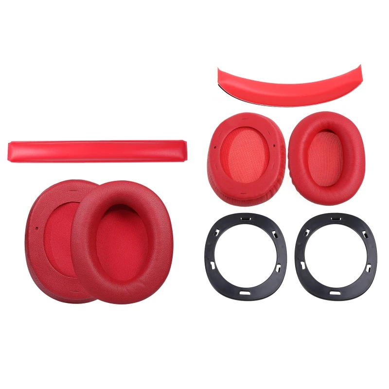استبدال رغوة الذاكرة ستارة جلدية وسادات الأذن رئيس شعاع ل اديفير W800BT زائد/W800BT سماعة بطانة للأذن يغطي شعاع الرأس