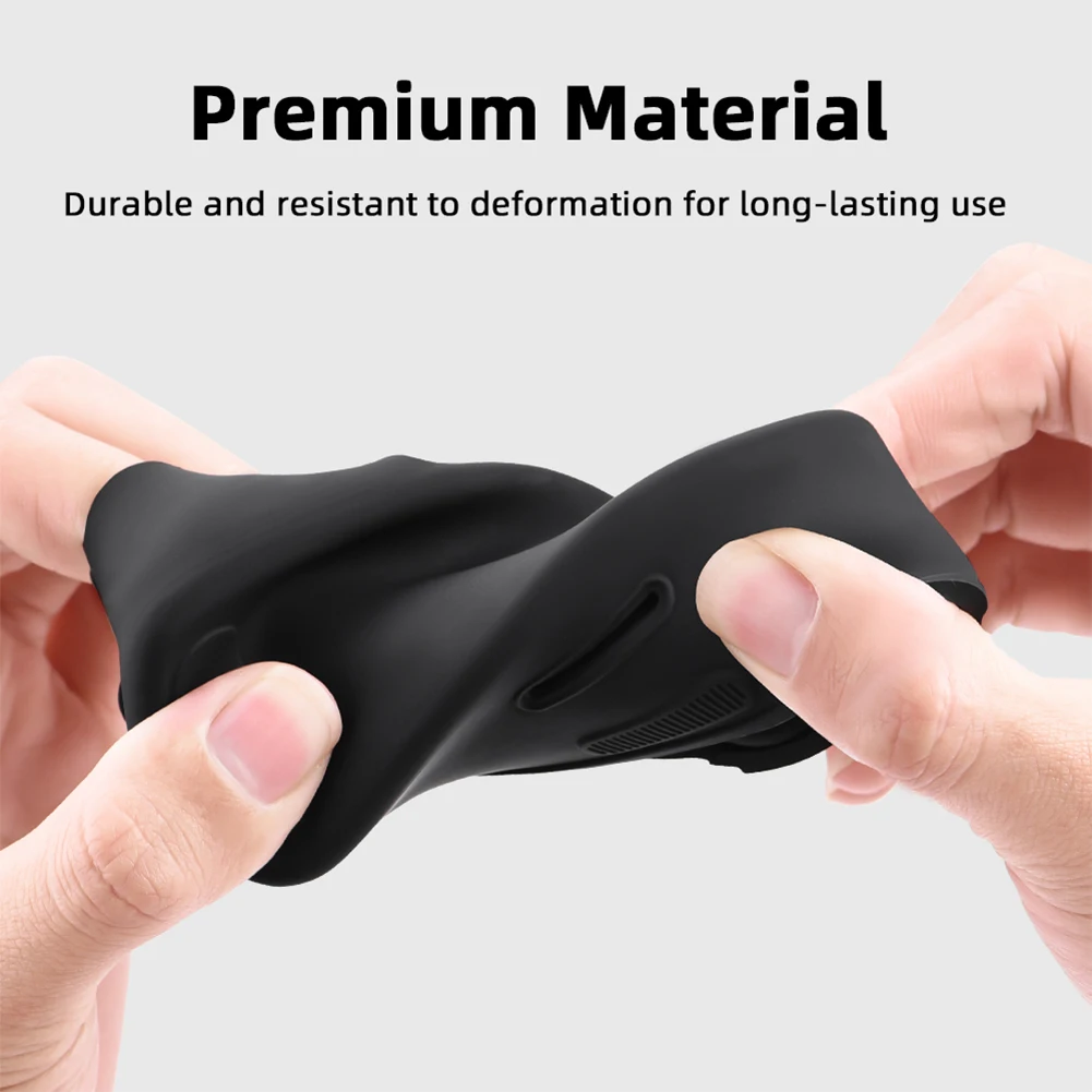 Para dji microfone mini caixa de carregamento caso protetor de silicone à prova de gota microfone sem fio protetor de silicone caso de silicone macio