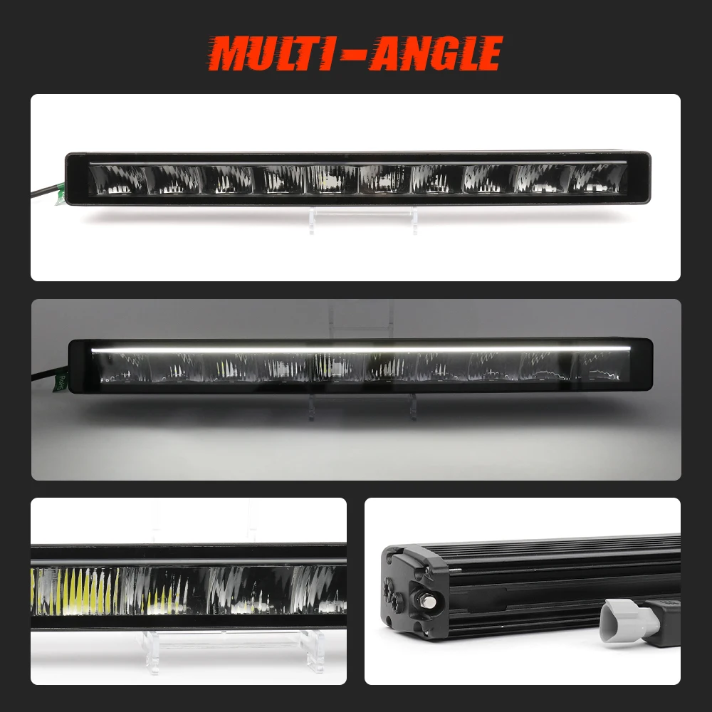 Factory Wholesale Lightbar DRL Off Road Driving Light With Vertical Park Light ECE R112/ R10/ R7 /IP68 LED Light Bar