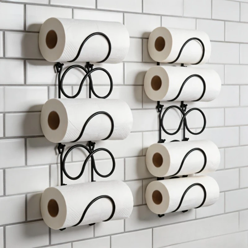 1/3/5-piece towel storage rack  Hanging rack for storage  Multi-functional bathroom decoration towel organizer