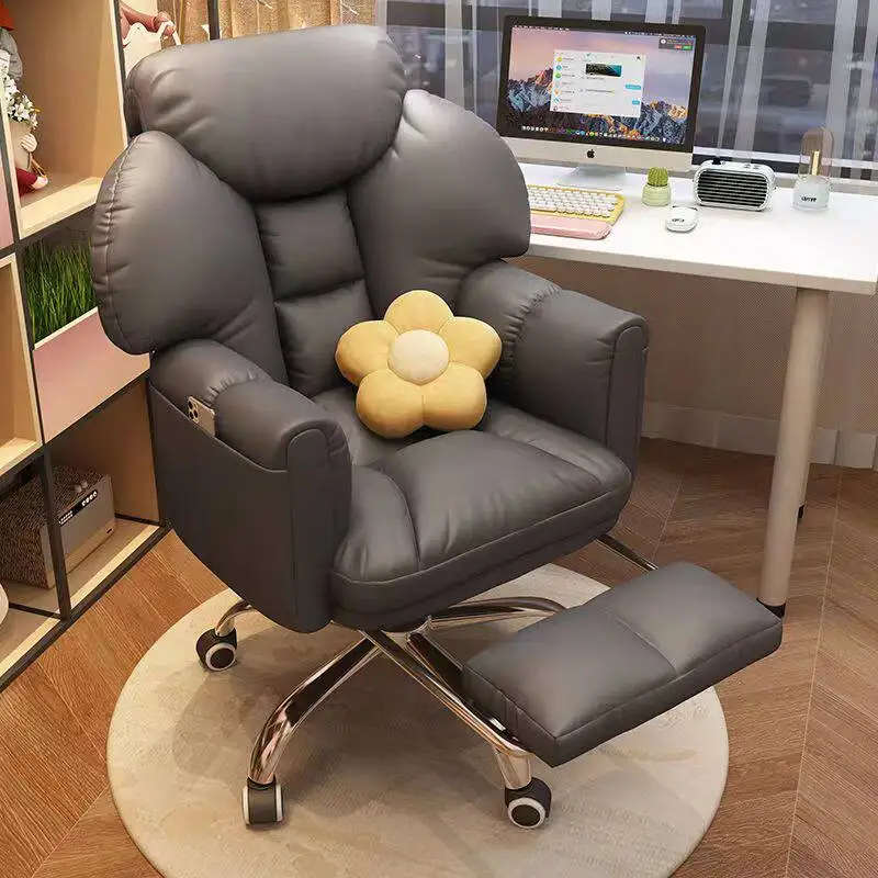 

Study Throne Office Chair Student Design Living Room Decoration Modern Vintage Office Chair Large Size Taburete Salon Furniture
