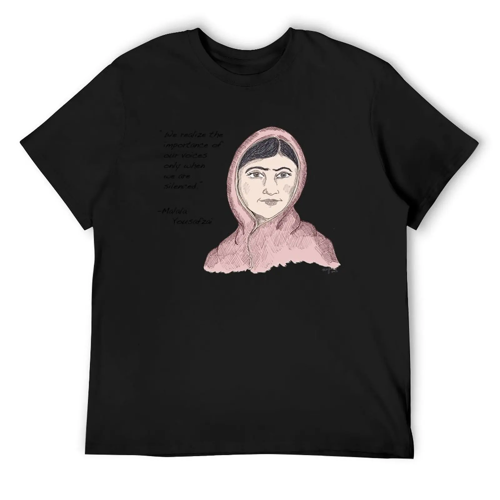 

Malala Yousafzai - Voices (color) T-Shirt tops Louboutins croswit shirt man vintage clothes Men's clothing