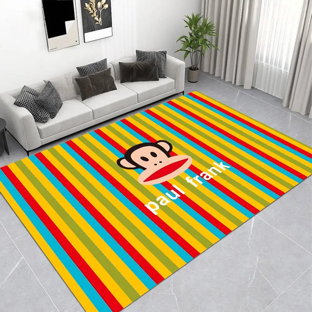 Logo P-Pauls F-Frank Anmie Door Mat Washable Non-Slip Living Room Sofa Chairs Area Mat Kitchen Toilet Rug