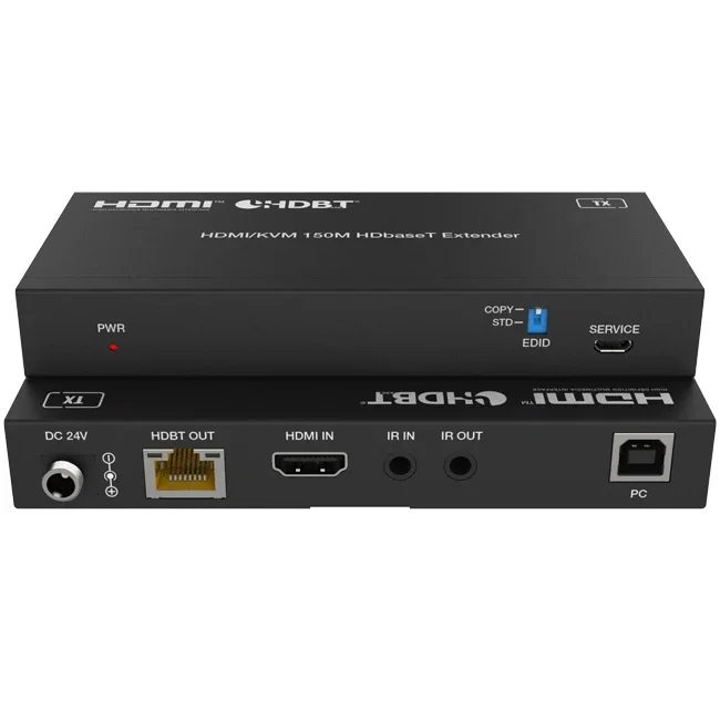 2025 18Gbps HDBaseT Extender Upto 150m with KVM  POC Function