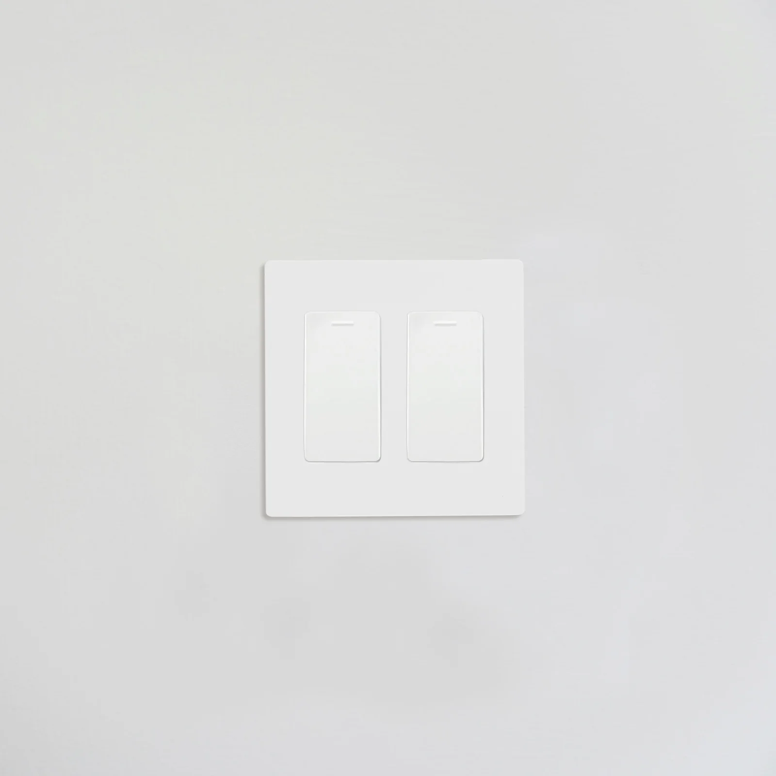 Switch Socket Panel Screwless Wall Plate Cover Covers White Outlet Double Electric Outlets Power Light