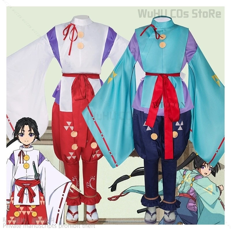 New Anime The Boy Becomes Hero By Running Away Costume Cosplay Japanese Kimono Uniform Cos Hojo Red Coat Blue Roleplay Anime